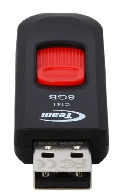 Флеш-накопитель USB  8GB Team C141 Red (TC1418GR01)