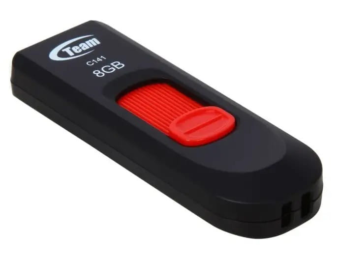 Флеш-накопитель USB  8GB Team C141 Red (TC1418GR01)