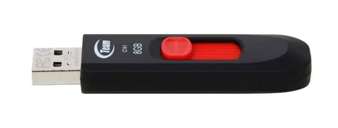 Флеш-накопитель USB  8GB Team C141 Red (TC1418GR01)