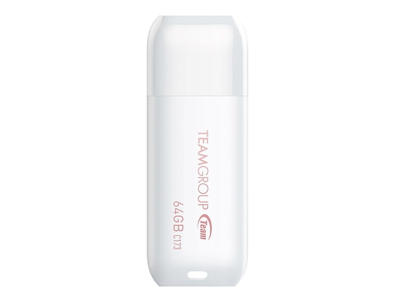 Флеш-накопитель USB 64GB Team C173 Pearl White (TC17364GW01)