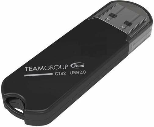 Флеш-накопитель USB 16GB Team C182 Black (TC18216GB01)