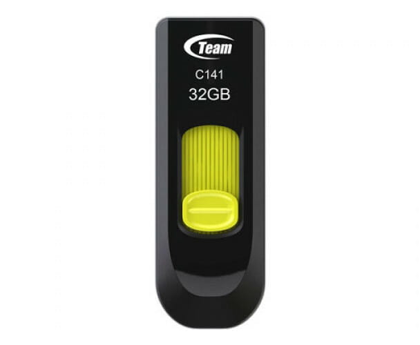 Флеш-накопитель USB 32GB Team C141 Yellow (TC14132GY01)