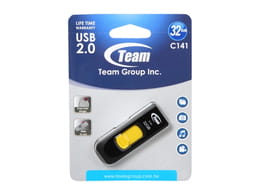 Купить Флеш-накопитель USB 32GB Team C141 Yellow (TC14132GY01) Флеш-накопитель USB 32GB Team C141 Yellow (TC14132GY01)