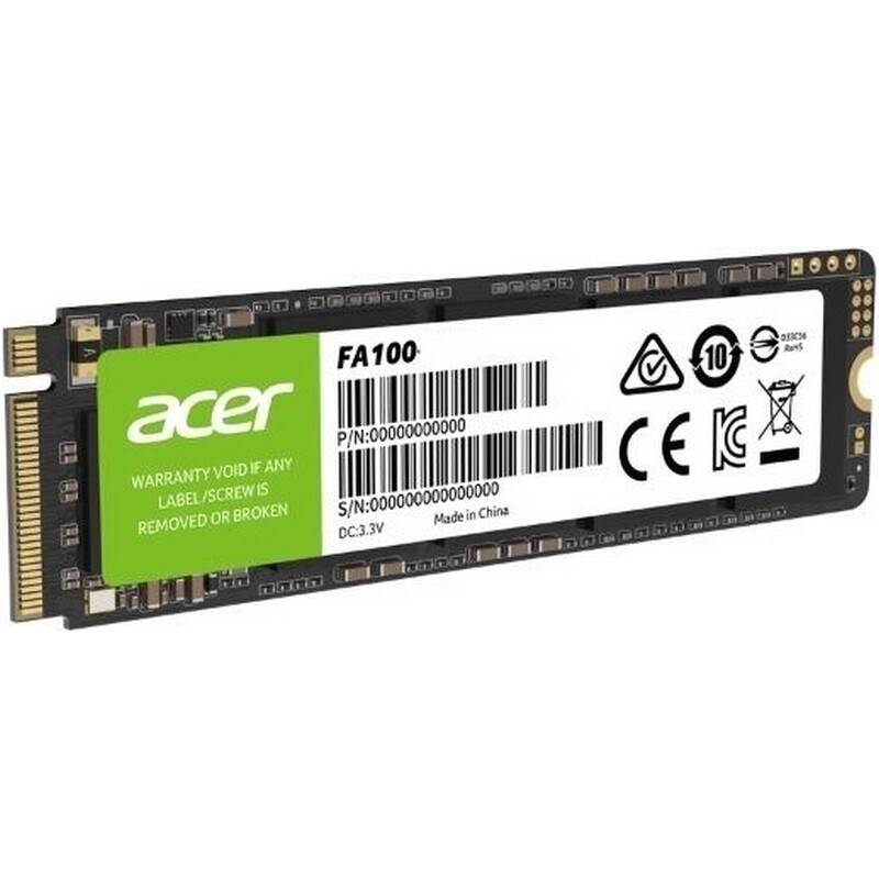 Накопичувач SSD 256GB Acer M.2 2280 PCIe 3.0 x4 3D NAND (FA100-256GB)