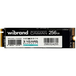 Накопичувач SSD 256GB Wibrand Caiman M.2 2280 PCIe 3.0 x4 3D NAND TLC (WIM.2SSD/CA256GB)