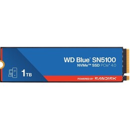 Накопитель SSD 1TB WD Blue SN5100 M.2 2280 PCIe 4.0 x4 3D NAND (WDS100T5B0E-00CPE0)