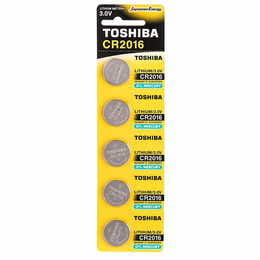 Батарейка Toshiba CR2016 BL 5шт