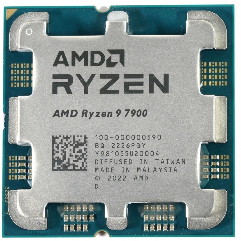 Процесор AMD Ryzen 9 7900 (3.7GHz 64MB AM5) Box (100-100000590WOF)