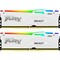 Фото - Модуль памяти DDR5 2х16GB/5600 Kingston Fury Beast White RGB (KF556C40BWAK2-32) | click.ua
