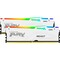 Фото - Модуль памяти DDR5 2х16GB/5600 Kingston Fury Beast White RGB (KF556C40BWAK2-32) | click.ua