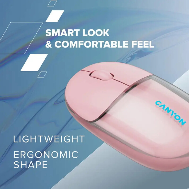 Миша бездротова Canyon OnClick 24 Wireless Pink (CNS-CMSW24P)