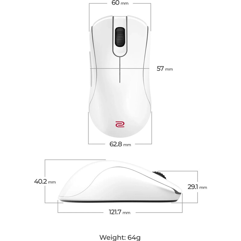 Миша бездротова Zowie ZA13-DW White (9H.N4RBE.A3E)