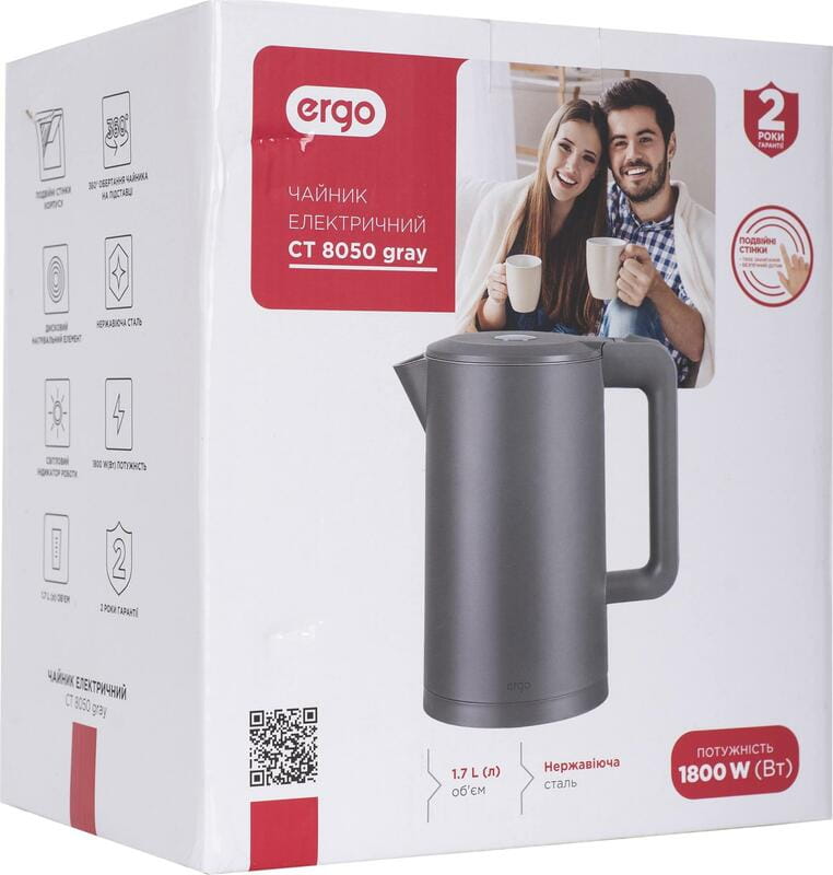 Електрочайник Ergo CT 8050 grey