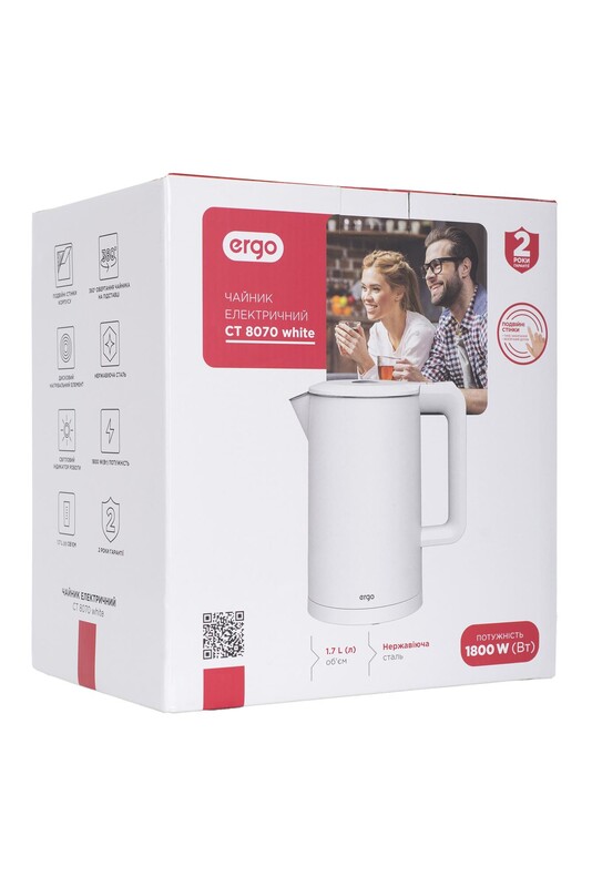 Електрочайник Ergo CT 8070 white