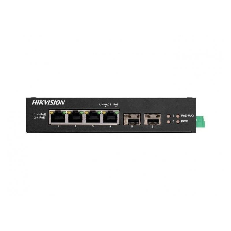 Комутатор Hikvision DS-3T0506HP-E/HS