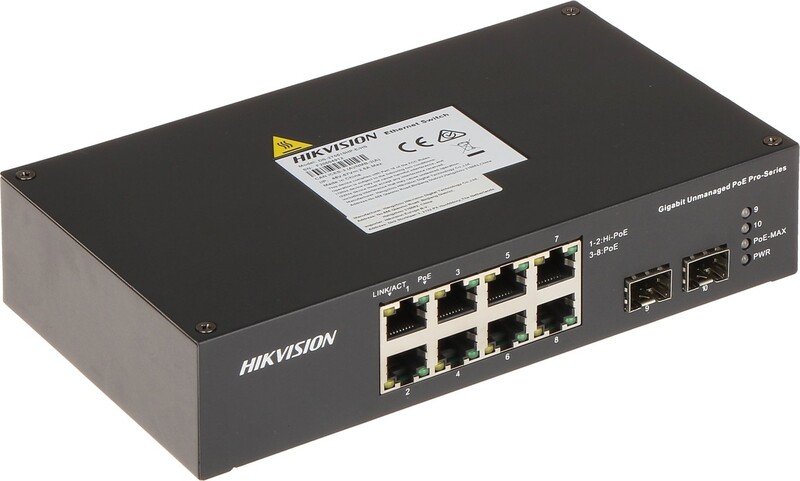 Комутатор Hikvision DS-3T0510HP-E/HS