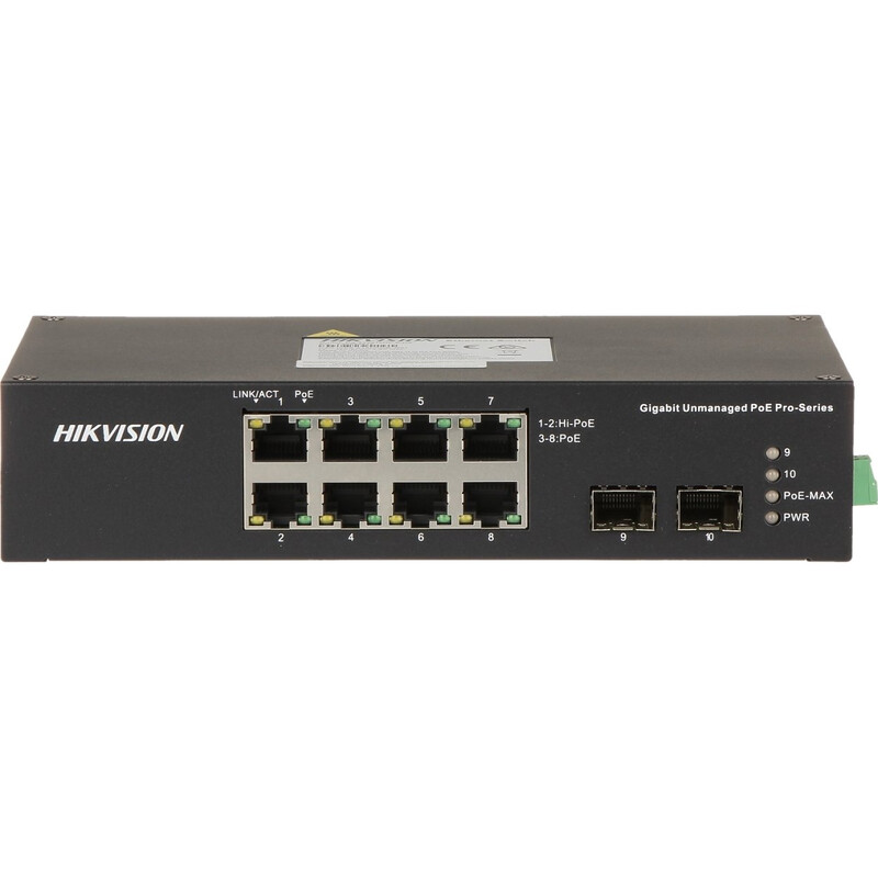 Комутатор Hikvision DS-3T0510HP-E/HS