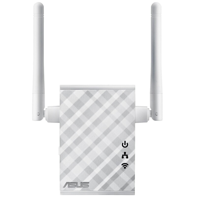 Повторювач/розширювач WiFi сигналу Asus RP-N12 (90IG01X0-BO2100)