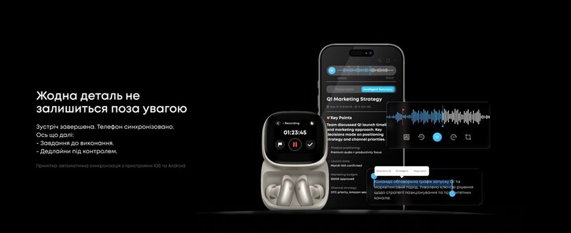 Bluetooth-гарнітура Anker SoundCore Liberty 5 Pro Max Golden (D1204GB1)