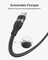 Фото - Кабель Anker Upcycled-Braided USB-C - USB-C (M/M), 240W, 0.9 м, Black (A82E2H11) | click.ua