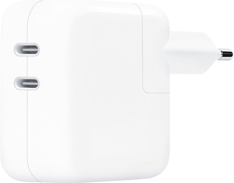 Сетевое зарядное устройство Apple 35W Dual USB-C White (MW2K3ZM/A)