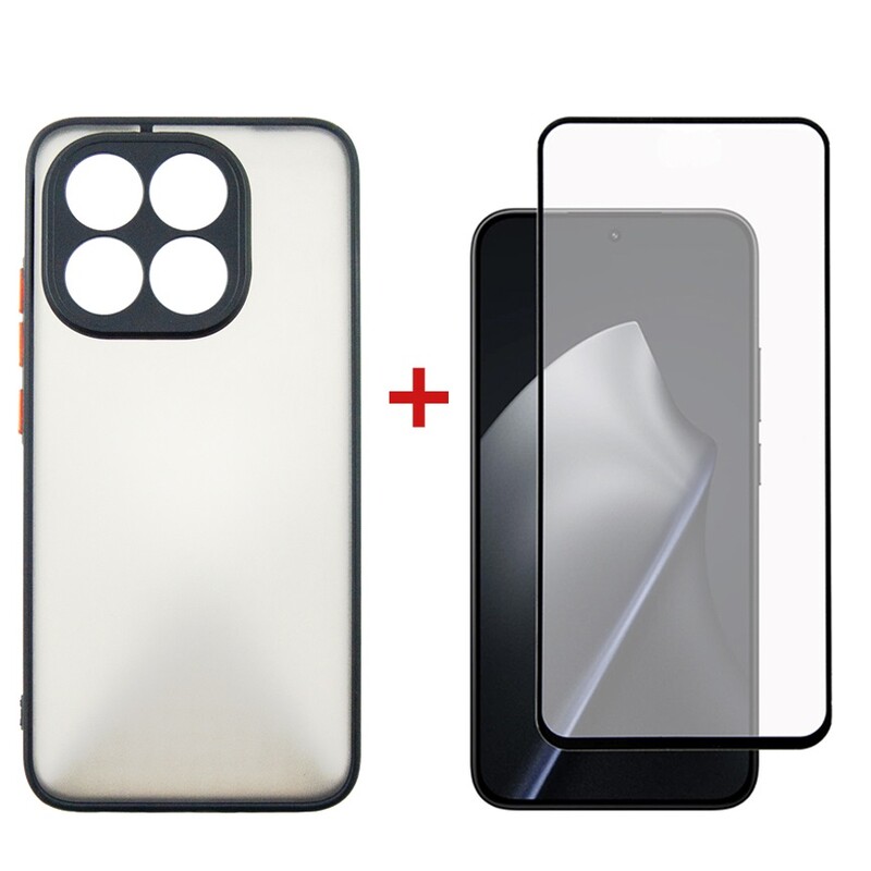 Чохол-накладка Dengos Matt для Xiaomi 15T Black (DG-KM-199) + захисне скло