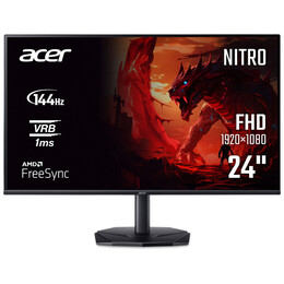 Монітор 23.8" Acer Nitro KG240YP0bi (UM.QX0EE.012) VA Black 144Hz