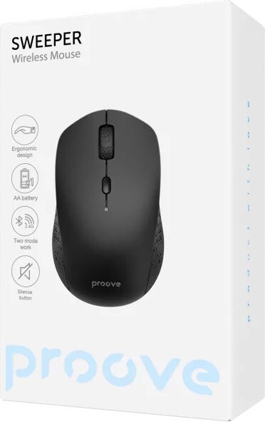 Миша бездротова Proove Sweeper Black (WMSW00011001)