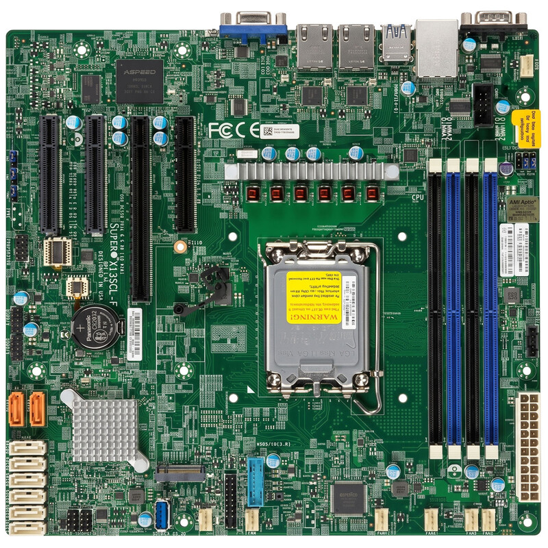 Серверна материнська плата Supermicro MBD-X13SCL-F-B Socket 1700