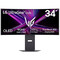 Фото - Монитор 34" LG UltraGear 34GX900A-B (34GX900A-B.ADRZ) OLED Black Curved 240Hz | click.ua