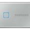 Фото - Накопичувач зовнішній SSD 2.5" USB 1.0TB Samsung T7 Touch Silver (MU-PC1T0S/WW) | click.ua
