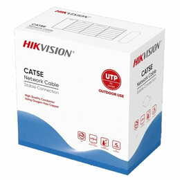 Кабель витая пара Hikvision (DS-1LN5EO-UU/E ) UTP cat 5E, 305м, Corton Box