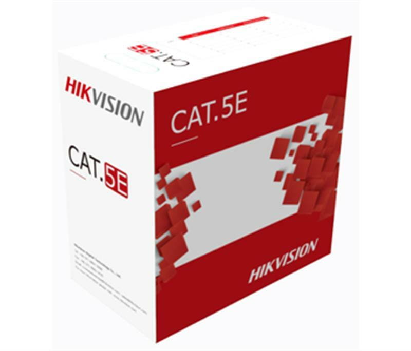 Кабель витая пара Hikvision (DS-1LN5EO-UU/E ) UTP cat 5E, 305м, Corton Box