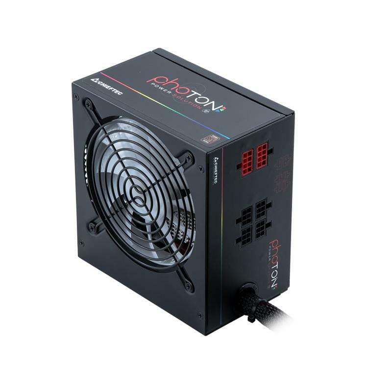 Блок питания Chieftec CTG-750C-RGB, ATX 2.3, APFC, 12cm fan RGB, КПД &gt;85%, RTL
