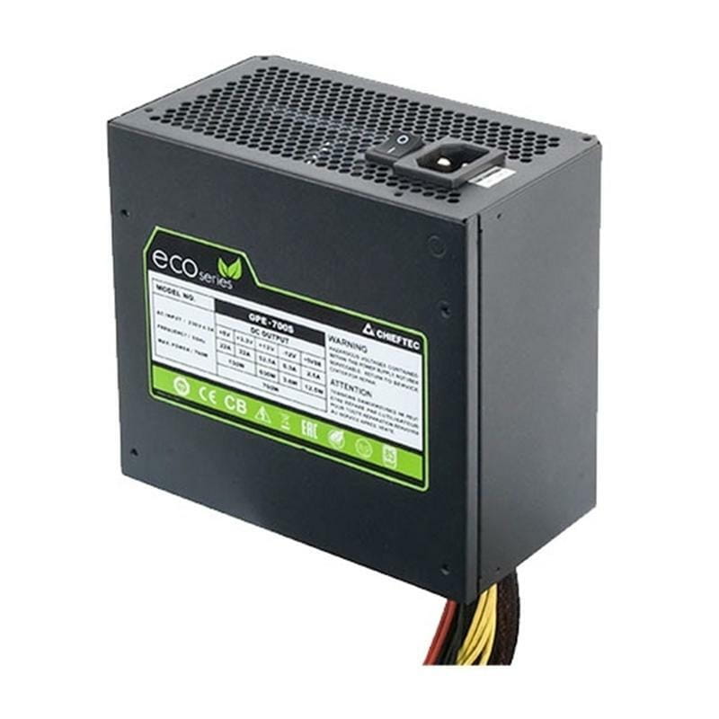 Блок питания Chieftec GPE-700S, ATX 2.3, APFC, 12cm fan, КПД &gt;85%, RTL