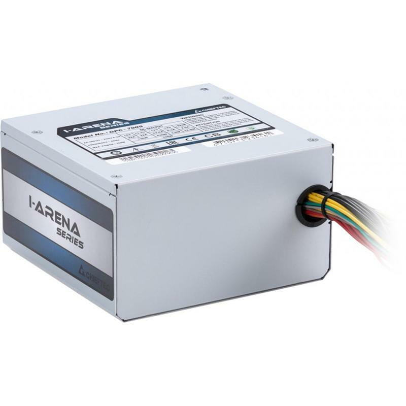 Блок питания Chieftec GPC-700S, ATX 2.3, APFC, 12cm fan, КПД 80%, bulk