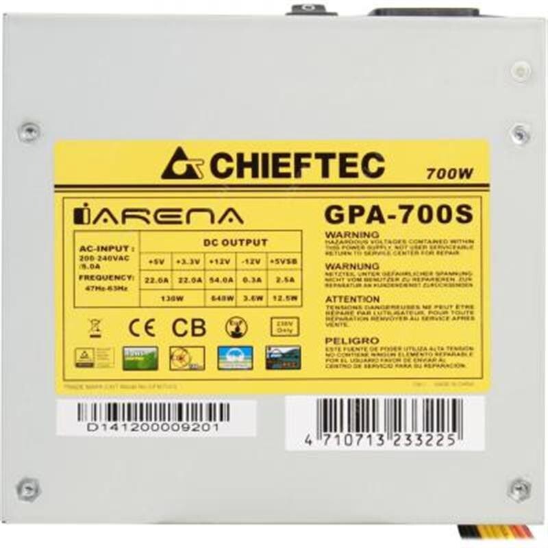 Блок питания Chieftec GPA-700S 700W