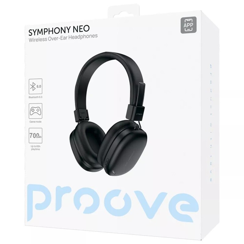 Bluetooth-гарнитура Proove Symphony Neo (APP) Black (HPSN0001AP01)