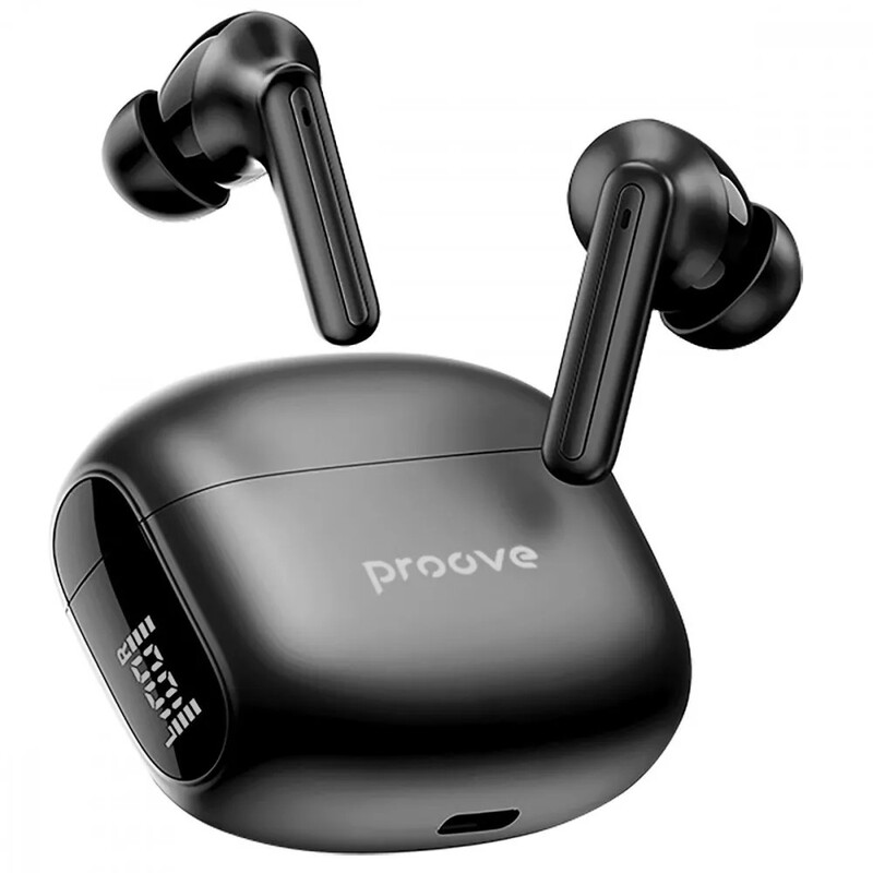 Bluetooth-гарнитура Proove Tempo TWS with ANC (APP) Black (TWTM0001AP01)