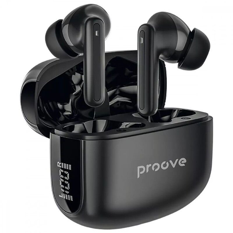 Bluetooth-гарнитура Proove Tempo TWS with ANC (APP) Black (TWTM0001AP01)