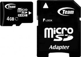 Карта памяти MicroSDHC   4GB Class 10 Team + SD-adapter (TUSDH4GCL1003)