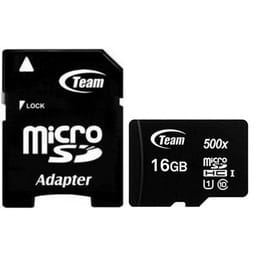 Карта пам'ятi MicroSDHC 16GB UHS-I Class 10 Team Black + SD-adapter (TUSDH16GCL10U03)