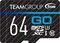 Фото - Карта пам`ятi MicroSDXC 64GB UHS-I/U3 Team Go R90/W45MB/s + SD-адаптер (TGUSDX64GU303) | click.ua