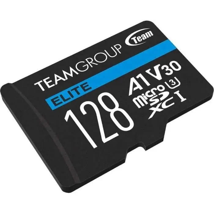Карта памяти MicroSDXC 128GB UHS-I/U3 Class 10 Team Elite + SD-адаптер (TEAUSDX128GIV30A103)