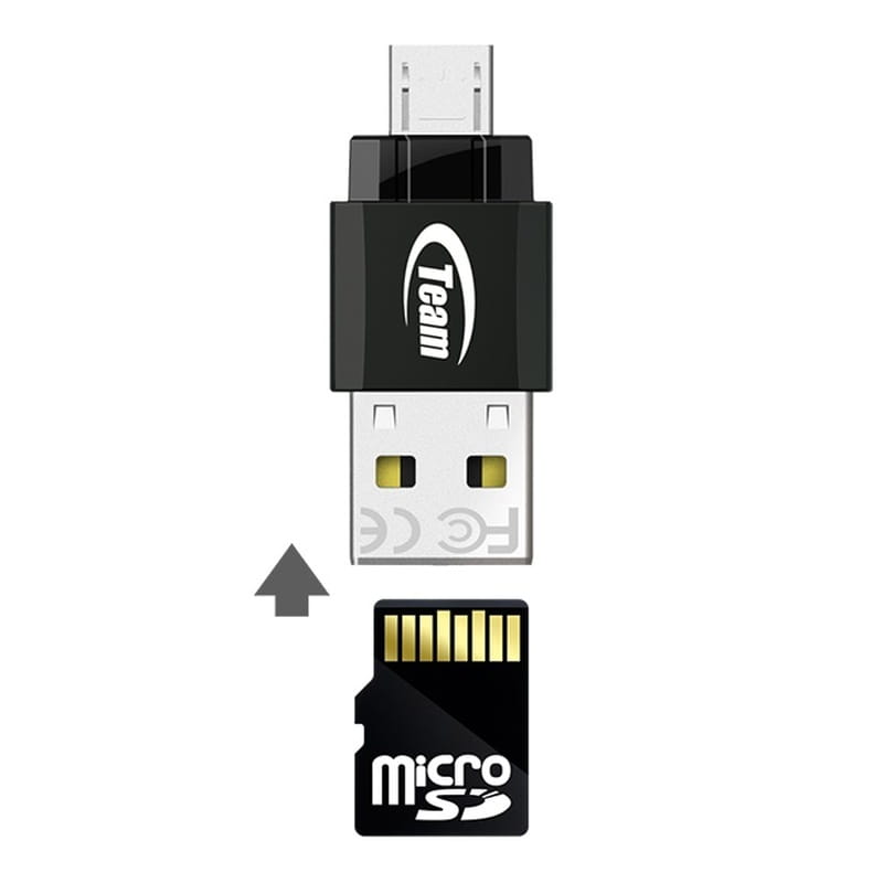 Кардрідер USB2.0 Team M141 Black (TM141B01)