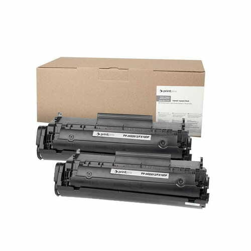 Фото - Картридж Printpro   (PP-HQ2612/FX10DP) HP LJ 1010/Canon MF4018/4120  Dual Pack PP-HQ2612/FX10DP (Q2612A/Canon 703/FX10)
