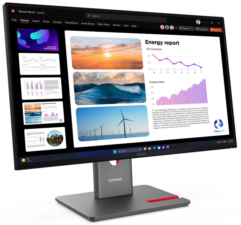 Монитор Lenovo 23.8" ThinkVision P24Q-40 (64B2GAT1UA) IPS Black 120Hz