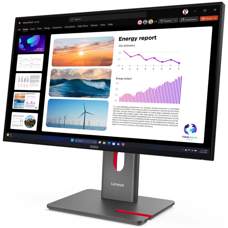 Монитор Lenovo 23.8" ThinkVision P24Q-40 (64B2GAT1UA) IPS Black 120Hz