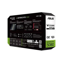 Відеокарта GF RTX 5080 16GB GDDR7 TUF Gaming BTF OC Asus (TUF-RTX5080-O16G-BTF-GAMING)
