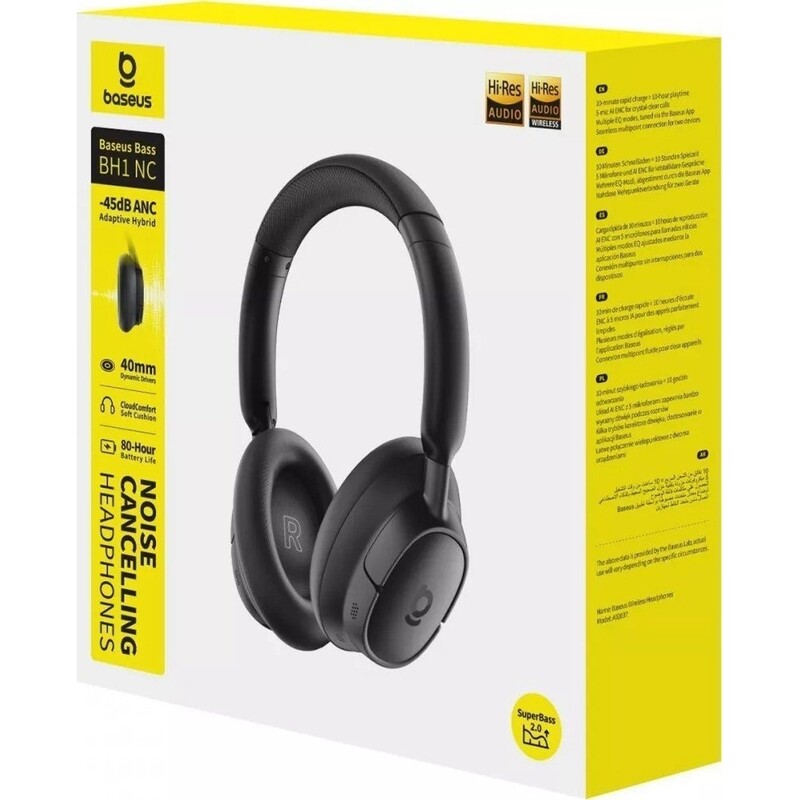 Bluetooth-гарнитура Baseus Bass BH1 NC Black (A0203703)